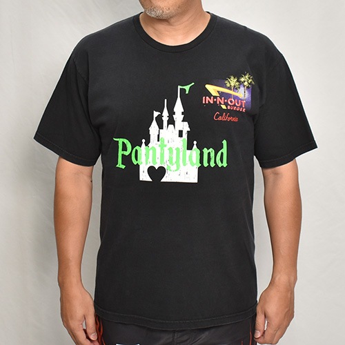 Panty Dropper��US/Burger S/S T-Shirt(�ѥ�ƥ��ɥ��åѡ��ߥ��� �С�����T�����)�֥�å�/������L [y-0348]