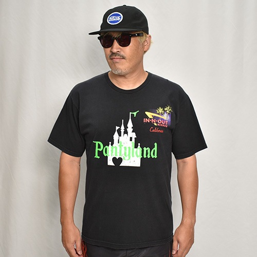 Panty Dropper��US/Burger S/S T-Shirt(�ѥ�ƥ��ɥ��åѡ��ߥ��� �С�����T�����)�֥�å�/������L [y-0348]