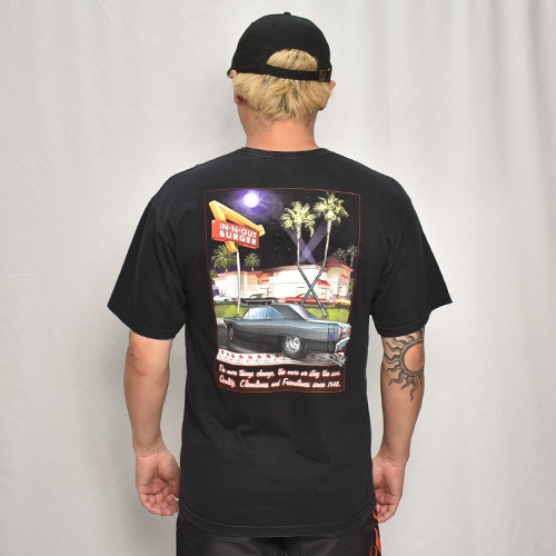 Panty Dropper��US/Burger S/S T-Shirt(�ѥ�ƥ��ɥ��åѡ��ߥ��� �С�����T�����)�֥�å�/������L [y-0348]