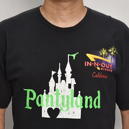 Panty Dropper��US/Burger S/S T-Shirt(�ѥ�ƥ��ɥ��åѡ��ߥ��� �С�����T�����)�֥�å�/������L [y-0348]