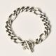 US Exclusive/T-Bar Figaro Chain Braceletʥ ֥쥹åȡ˥С [a-8102]