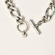 US Exclusive/T-Bar Figaro Chain Braceletʥ ֥쥹åȡ˥С [a-8102]