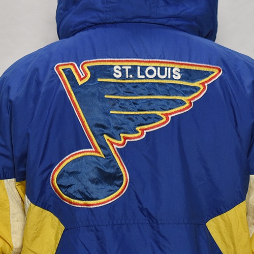 ��90's Vintage Puffer Jacket/Blues��90's������ơ��� �ѥե������㥱�åȡ˥֥롼�ߥ�������/������L [y-0910]