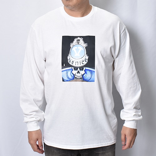 Juice Magazine/Venice Art Cone L/S T-Shirt�ʥ��塼���ޥ����� T����ġ˥ۥ磻��[a-8428]
