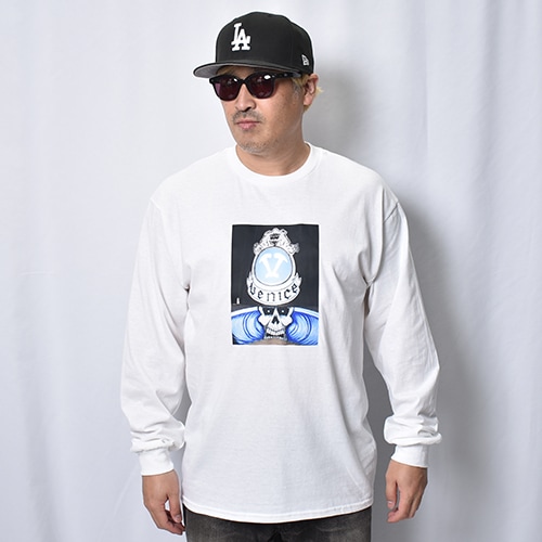 Juice Magazine/Venice Art Cone L/S T-Shirt�ʥ��塼���ޥ����� T����ġ˥ۥ磻��[a-8428]