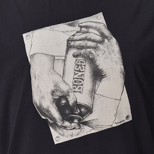 Powell Peralta/Bones Spraying Hands S/S T-Shirt�ʥѥ����� T����ġ˥֥�å� [a-8494]