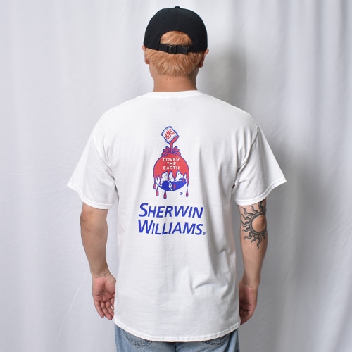 Sherwin-Williams S/S T-Shirt�ʥ��㡼�����󡦥����ꥢ�ॺ T����ġ˥ۥ磻�� [a-8592]