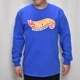 Hot Wheels/Logo L/S T-Shirt�ʥۥåȥ������륺 T����ġ˥֥롼 [a-7832]