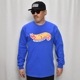 Hot Wheels/Logo L/S T-Shirt�ʥۥåȥ������륺 T����ġ˥֥롼 [a-7832]