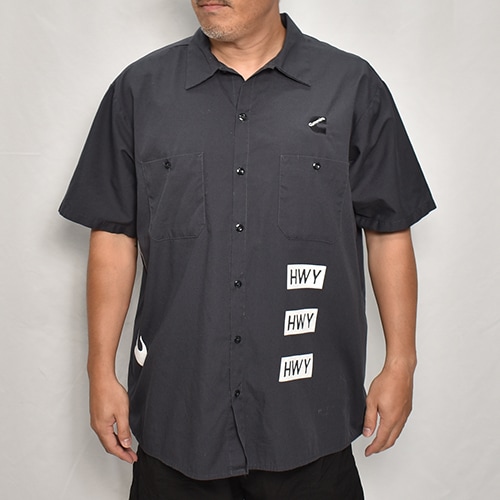HWY��Us/Limited Hand-Printed S/S Work Shirt�ʥ��������֥�塼�磻�ߥ��� �������ġ˥��㥳����/������XL [y-0288]