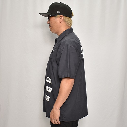 HWY��Us/Limited Hand-Printed S/S Work Shirt�ʥ��������֥�塼�磻�ߥ��� �������ġ˥��㥳����/������XL [y-0288]