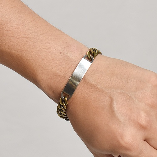 US 三軒茶屋 ID Bracelet アス ブレスレット US 三軒茶屋 ID Bracelet アス ブレスレット - メルカリ
