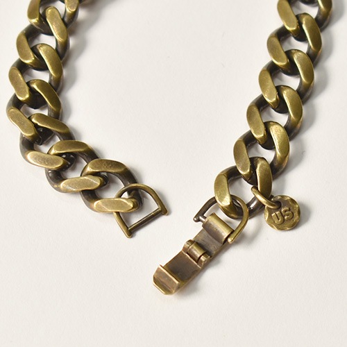US Exclusive/ID Bracelet/2-Tone（アス ブレスレット）シルバー