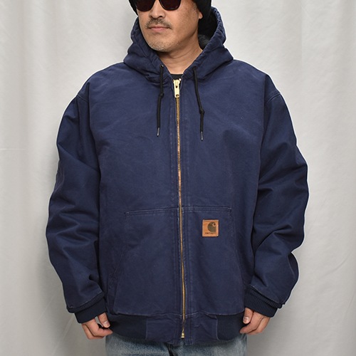 ��Carhartt/Hooded Duck Active Jacket (�����ϡ��� �ա��ɥ��㥱�å�)�ͥ��ӡ�/������3XL [y-0866]