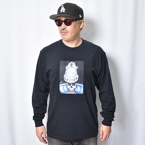 Juice Magazine/Venice Art Cone L/S T-Shirt�ʥ��塼���ޥ����� T����ġ˥֥�å� [a-8429]