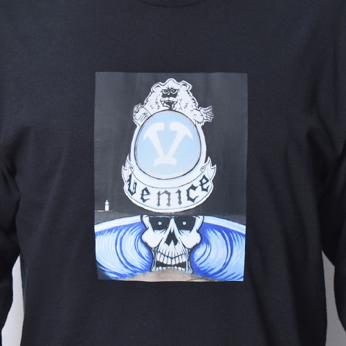 Juice Magazine/Venice Art Cone L/S T-Shirt�ʥ��塼���ޥ����� T����ġ˥֥�å� [a-8429]