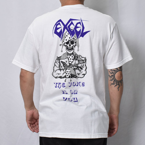 Excel/Jester S/S T-Shirt（エクセル オフィシャルTシャツ）ホワイト