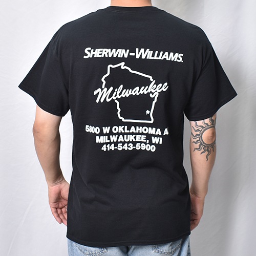 Sherwin-Williams S/S T-Shirt�ʥ��㡼�����󡦥����ꥢ�ॺ T����ġ˥֥�å� [a-8593]