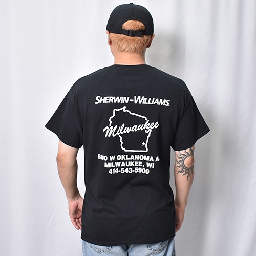Sherwin-Williams S/S T-Shirt�ʥ��㡼�����󡦥����ꥢ�ॺ T����ġ˥֥�å� [a-8593]