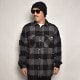 Dickies/Sherpa Lined Flannel Shirt Jacket(�ǥ��å����� �ܥ�����ĥ��㥱�å�)���졼�ߥ֥�å� [a-6778]