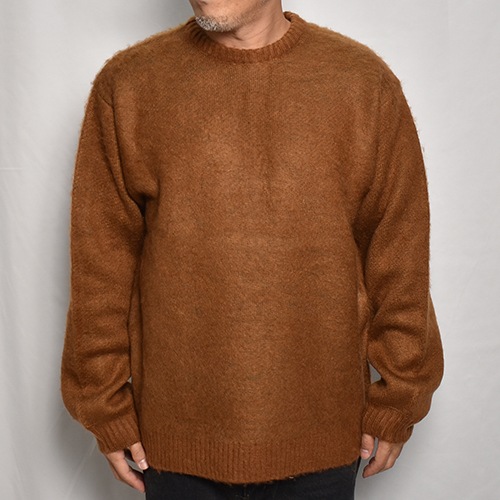 Towncraft/Shaggy Crew Neck Knitʥ󥯥ե 㥮롼ͥå˥åȡ˥֥饦 [a-7267]