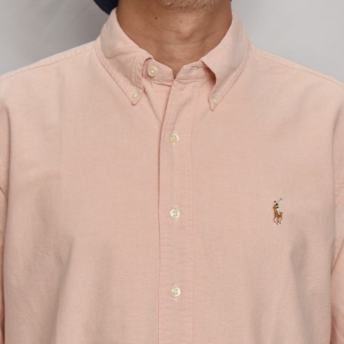 ��Polo Ralph Lauren/S/S B.D. Oxford Shirt�ʥ��ե������ ���å����ե����ɥ���ġ˥ԥ�/������XL [z-9128]