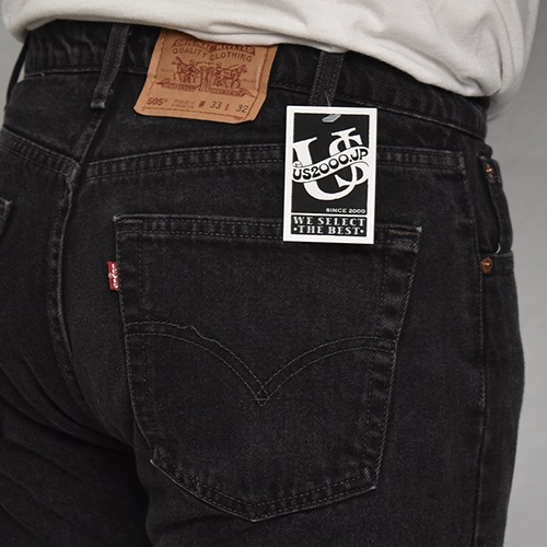 Levi's/505 Jeans/Made in USAʥ꡼Х 505󥺡˥֥å/W32 [y-0054]