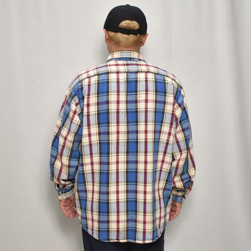 Five Brother/Vintage Heavy Flannel L/S Shirtʥե֥֥饶 եͥ륷ġ˥ۥ磻ȡߥ֥롼/XL [y-0510]