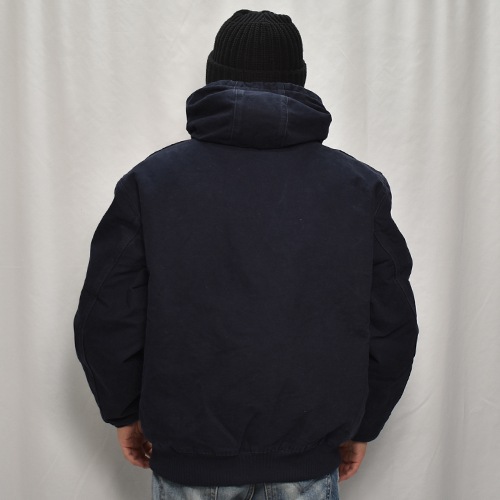 ��Carhartt/Hooded Duck Active Jacket (�����ϡ��� �ա��ɥ��㥱�å�)�֥�å�/������L [y-0867]