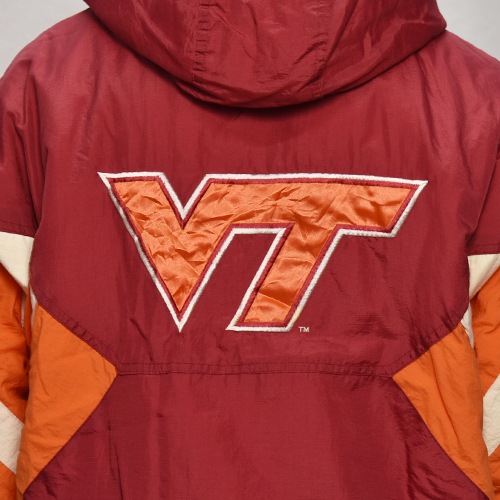 ��90's Vintage Puffer Jacket/Virginia Tech��90's������ơ��� �ѥե������㥱�åȡ˥�åɡߥ����/������XL [y-0912]