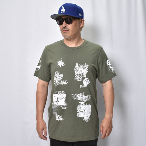 Excel/Multi Print S/S T-Shirt�ʥ������� ���ե������T����ġ˥��꡼�� [a-8545]