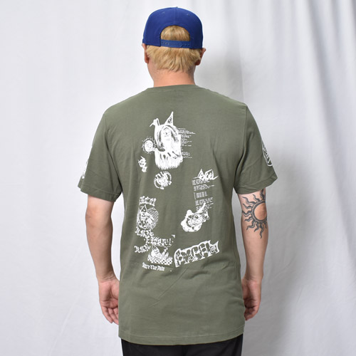 Excel/Multi Print S/S T-Shirt�ʥ������� ���ե������T����ġ˥��꡼�� [a-8545]
