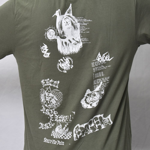 Excel/Multi Print S/S T-Shirt�ʥ������� ���ե������T����ġ˥��꡼�� [a-8545]