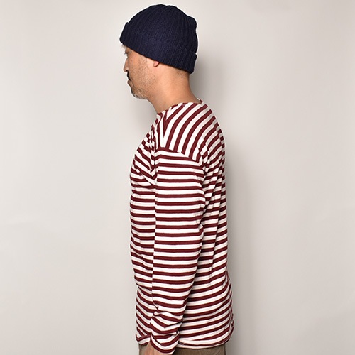 Russian Navy/Border Sweat Shirt/Dead Stock�ʥ�������ͥ��ӡ� �ǥåɥ��ȥå��ܡ������������å�)�С�����ǥ��ߥۥ磻�� [a-1264]