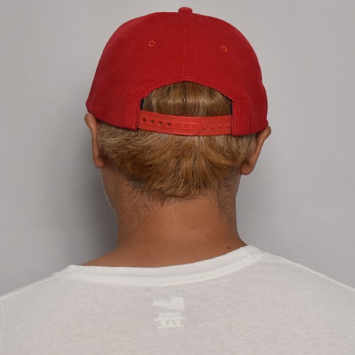 Marlboro コーデュロイキャップ 赤 Marlboro Logo Embroidery Corduroy Cap Trucker Cap マールボロ