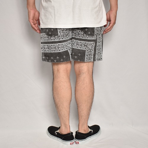 Cross Bandana Patterned Easy Short Pants（クロスバンダナ