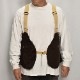 EU Military Liner Fake Fur Hunting Vest�ʥե������ե��� �ϥ�ƥ��󥰥٥��ȡ˥֥饦�� [z-9455]