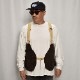 EU Military Liner Fake Fur Hunting Vest�ʥե������ե��� �ϥ�ƥ��󥰥٥��ȡ˥֥饦�� [z-9455]