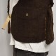 EU Military Liner Fake Fur Hunting Vest�ʥե������ե��� �ϥ�ƥ��󥰥٥��ȡ˥֥饦�� [z-9455]