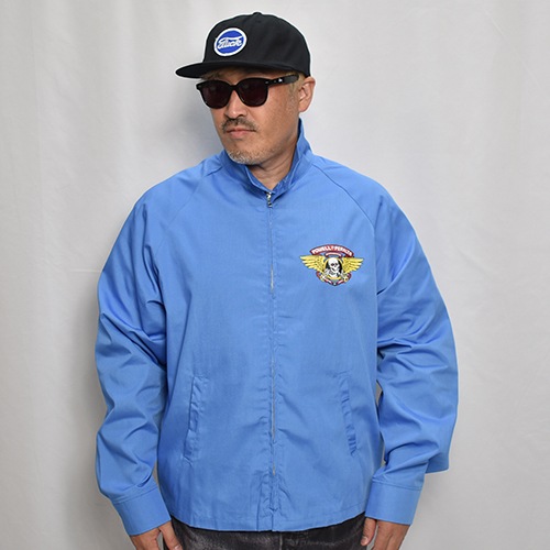 パウエル ペラルタ ウイングリッパー スイングトップ ジャケット 新品　Lサイズ POWELL Powell Peralta Winged Ripper Jacket Postal Blue