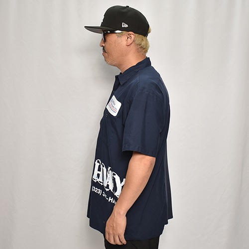 HWY��Us/Limited Hand-Printed S/S Work Shirt�ʥ��������֥�塼�磻�ߥ��� �������ġ˥ͥ��ӡ�/������XL [y-0290]