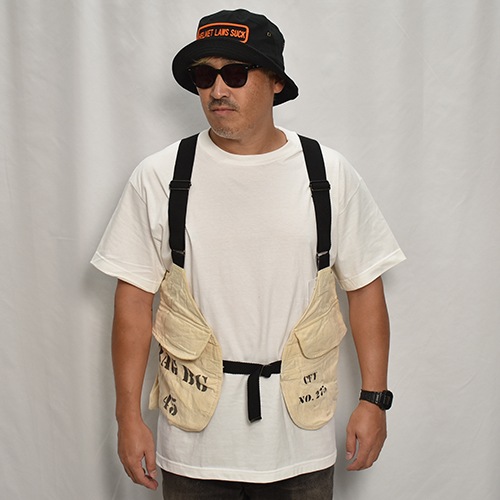 Customized Vintage EU Military Duffel Bag Material Hunting VestEUߥ꥿꡼ ϥƥ󥰥٥ȡ˥ʥ [y-0464]