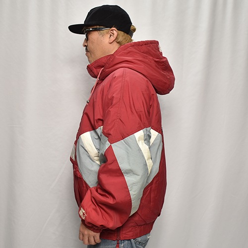 ��90's Vintage Puffer Jacket/Alabama��90's������ơ��� �ѥե������㥱�åȡ˥�åɡߥ��졼/������XL [y-0913]