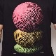 M.C.Escher/Three Spherss Print T-Shirt��M.C.���å��㡼 �ץ���T����ġ˥֥�å� [a-1821]