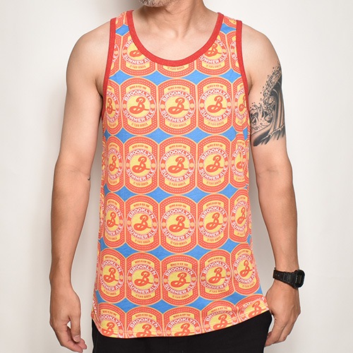 Brooklyn Brewery/Logo Tank Top�ʥ֥�å����֥���꡼ ���󥯥ȥå�)����󥸡ߥ֥롼�ߥ������� [a-0192]