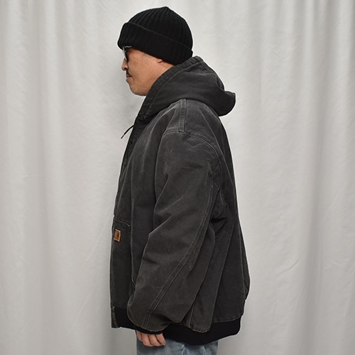 ��Carhartt/Hooded Duck Active Jacket (�����ϡ��� �ա��ɥ��㥱�å�)�֥�å�/������3XL [y-0869]