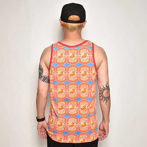 Brooklyn Brewery/Logo Tank Top�ʥ֥�å����֥���꡼ ���󥯥ȥå�)����󥸡ߥ֥롼�ߥ������� [a-0192]