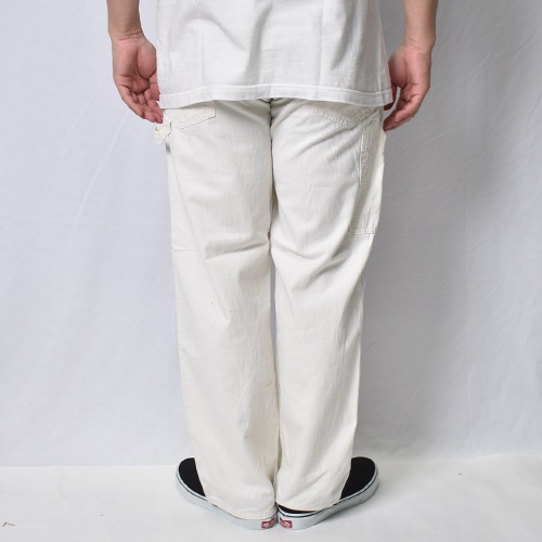 ��Key/White Drill Painter Pants�ʥ��� �ڥ��󥿡��ѥ�ġ˥ۥ磻��/������W33 [y-1175]