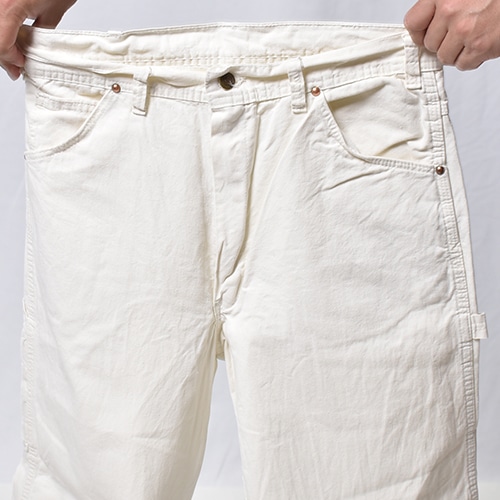 ��Key/White Drill Painter Pants�ʥ��� �ڥ��󥿡��ѥ�ġ˥ۥ磻��/������W33 [y-1175]