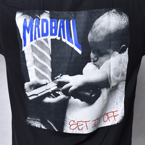 Madball/Set It Off S/S T-Shirt�ʥޥåɥܡ��� ���ե������T����ġ˥֥�å� [a-8596]